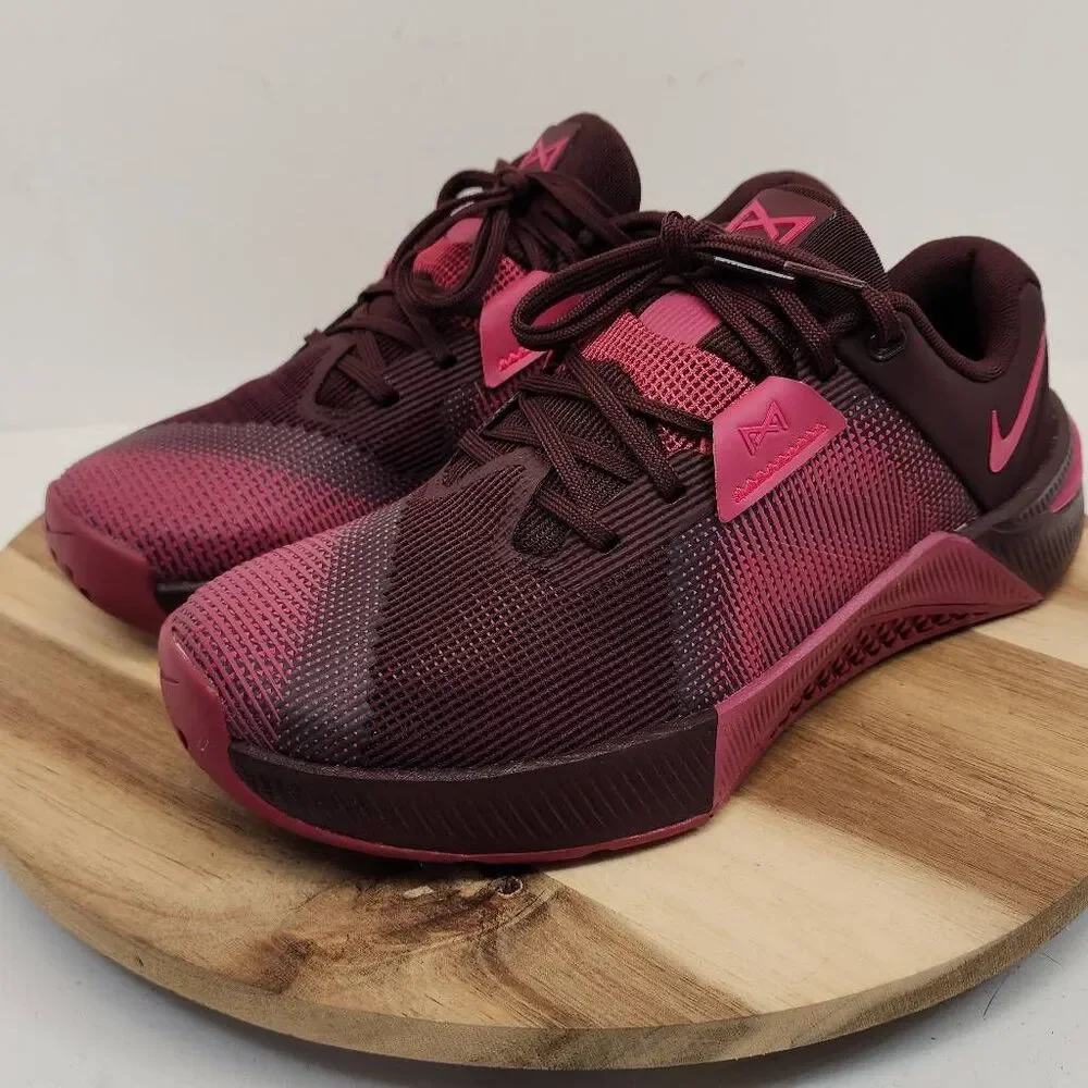 Nike Metcon 10 Women's Workout Shoes Size 9.5 Burgundy Pink